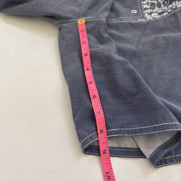 Johnnie-O Men's Swim Trunks Half Elastic Drawstring Surf Board Shorts Medium89 - Picture 8 of 10